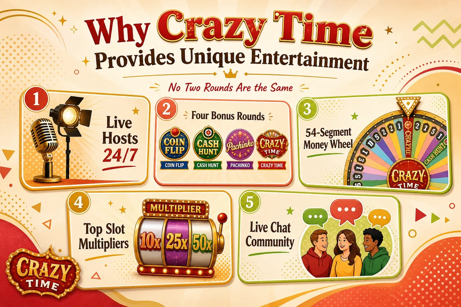 Play Crazy Time For Real Money